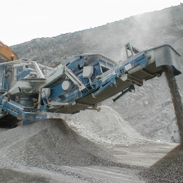 Optical Belt Scale processing aggregate mobile crusher